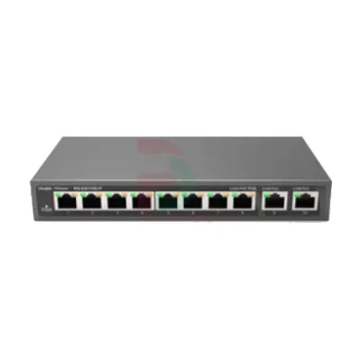 Unmanaged switch 8 cổng 10/100 BASE-T PoE/PoE Ruijie RG-ES110D-P