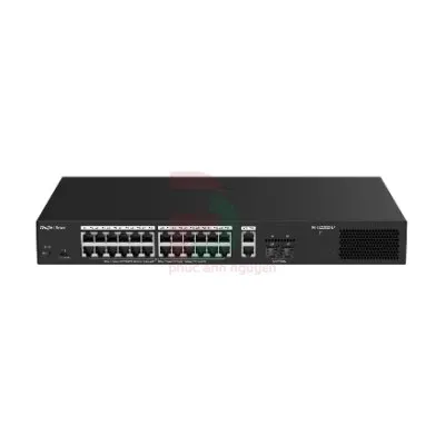 Layer 2 Smart Managed PoE Switch 28 cổng Gigabit Ruijie RG-ES228GS-LP