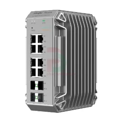 Layer 2 True Industrial-Grade Switch 8 Cổng 10/100/1000BASE-T Ruijie RG-NIS3100-8GT4SFP-HP