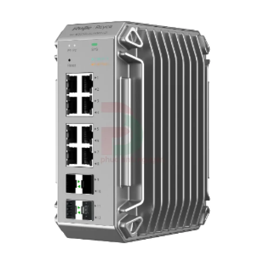 Layer 2 True Industrial-Grade Switch 8 Cổng 10/100/1000BASE-T Ruijie RG-NIS3100-8GT4SFP-HP Layer 2 True Industrial-Grade Switch 8 Cổng 10/100/1000BASE-T Ruijie RG-NIS3100-8GT4SFP-HP