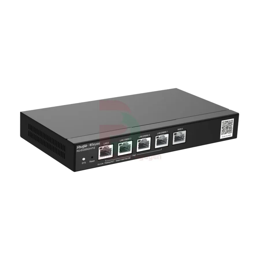 Smart Gateway tích hơp cấp nguồn PoE Ruijie RG-EG305GH-P-E Smart Gateway tích hơp cấp nguồn PoE Ruijie RG-EG305GH-P-E