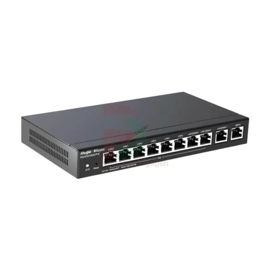 Smart Gateway tích hơp cấp nguồn PoE Ruijie RG-EG310GH-P-E Smart Gateway tích hơp cấp nguồn PoE Ruijie RG-EG310GH-P-E