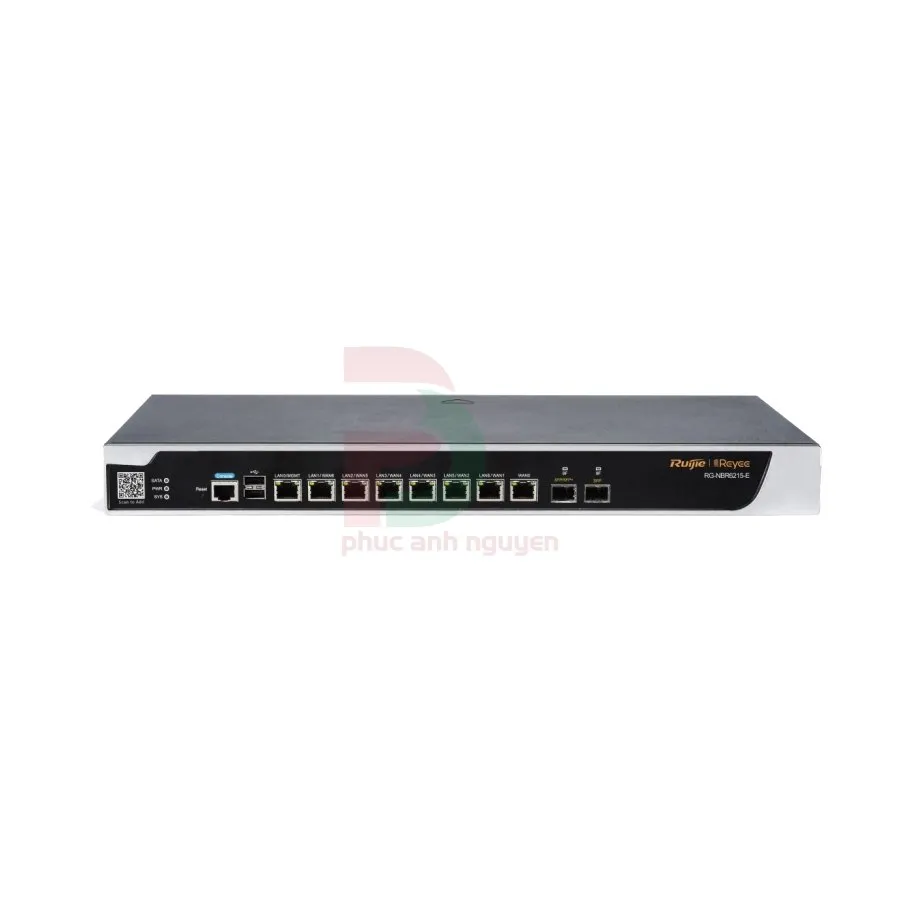 Cloud Managed Security Router hiệu năng cao 8 cổng Ruijie RG-NBR6215-E Cloud Managed Security Router hiệu năng cao 8 cổng Ruijie RG-NBR6215-E