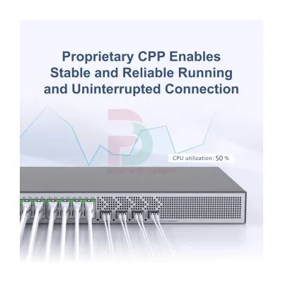 24-port 10/100/1000BASE-T + 4-port 2.5GE/1GE SFP Ruijie RG-S2915-24GT4MS-L