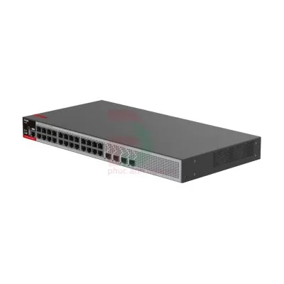 24-port 10/100/1000BASE-T PoE + 4-port 2.5GE/1GE SFP Ruijie RG-S2915-24GT4MS-P-L
