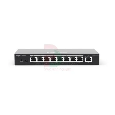Switch PoE 9 cổng Gigabit Ruijie RG-ES209GC-P