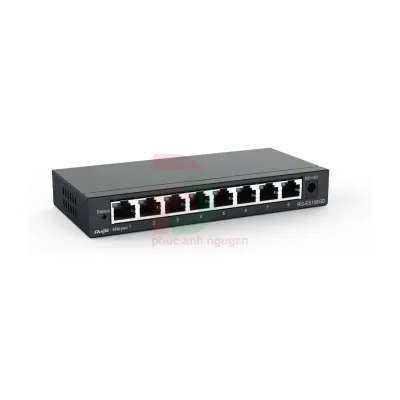Unmanaged switch 8 cổng 10/100/1000 BASE-T Ruijie RG-ES108GD