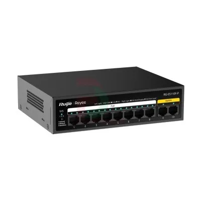 Unmanaged switch 8 cổng 10/100 BASE-T PoE/PoE Ruijie RG-ES110F-P