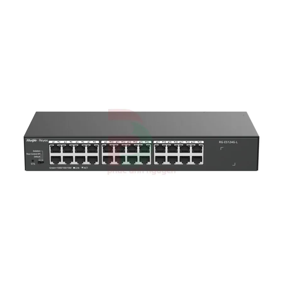 Unmanaged switch 24 cổng 10/100/1000 BASE-T Ruijie RG-ES124G-L Unmanaged switch 24 cổng 10/100/1000 BASE-T Ruijie RG-ES124G-L – ảnh 2