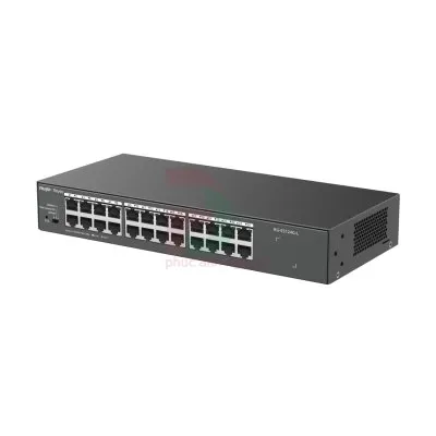 Unmanaged switch 24 cổng 10/100/1000 BASE-T Ruijie RG-ES124G-L