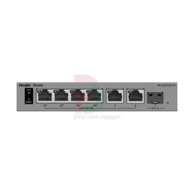 Switch Thông minh quản lý qua cloud 04 cổng Ruijie RG-ES207GS-LP