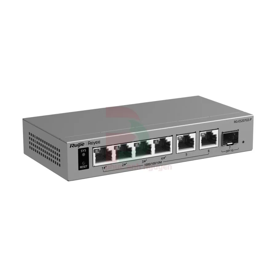 Switch Thông minh quản lý qua cloud 04 cổng Ruijie RG-ES207GS-P Switch Thông minh quản lý qua cloud 04 cổng Ruijie RG-ES207GS-P – ảnh 2