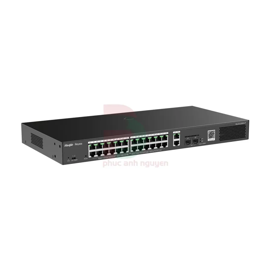 Layer 2 Smart Managed PoE Switch 28 Cổng 10/100/1000BASE-T Ruijie RG-ES228GS-P Layer 2 Smart Managed PoE Switch 28 Cổng 10/100/1000BASE-T Ruijie RG-ES228GS-P – ảnh 3