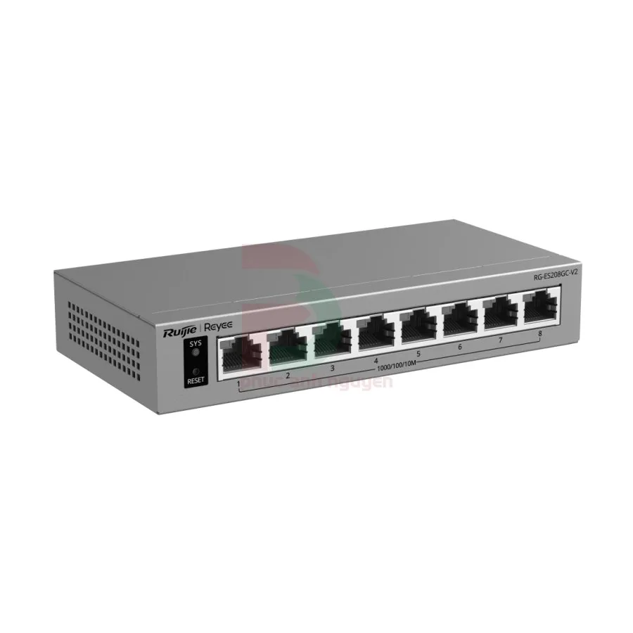 Switch quản lý thông minh 8 cổng Gigabit không Ruijie RG-ES208GC-V2 Switch quản lý thông minh 8 cổng Gigabit không Ruijie RG-ES208GC-V2 – ảnh 3
