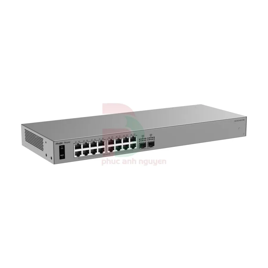 Switch Switch thông minh 16 cổng Ruijie RG-ES216GC2MS Switch Switch thông minh 16 cổng Ruijie RG-ES216GC2MS – ảnh 2