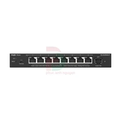 Layer 2 Smart Managed PoE Switch 8 cổng 2.5G Ruijie RG-ES209MG-P