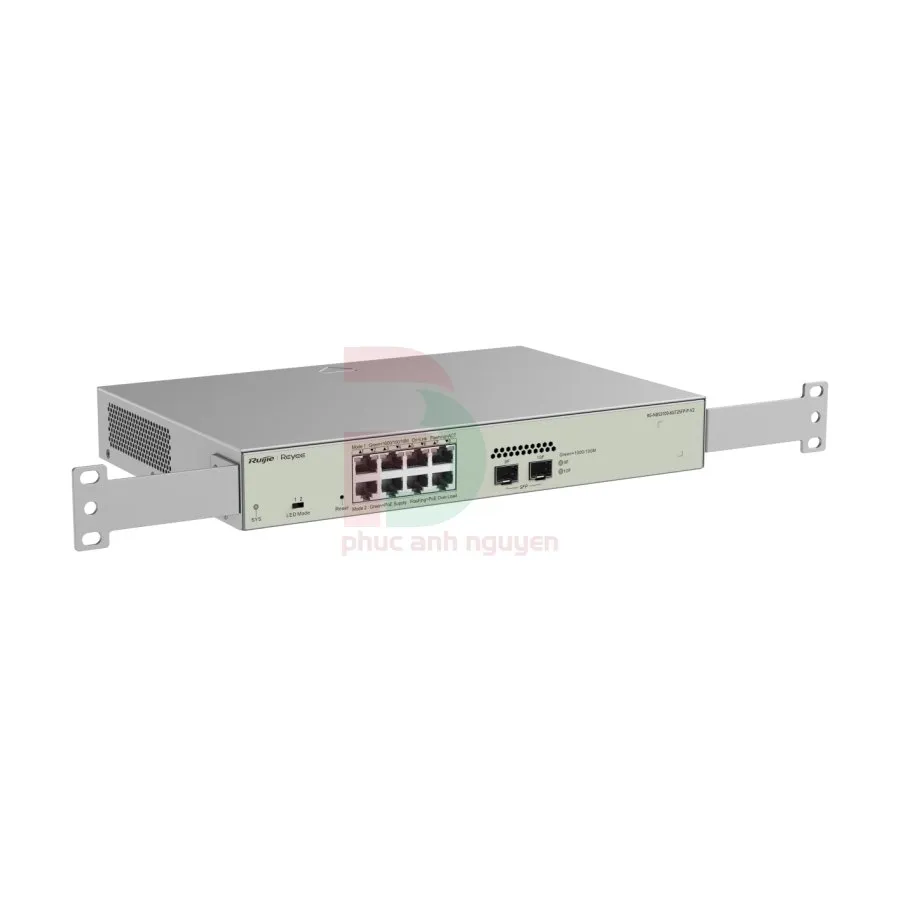 Layer 2 Smart Managed PoE Switch 8 Cổng 10/100/1000BASE-T Ruijie RG-NBS3100-8GT2SFP-P-V2 Layer 2 Smart Managed PoE Switch 8 Cổng 10/100/1000BASE-T Ruijie RG-NBS3100-8GT2SFP-P-V2 – ảnh 3