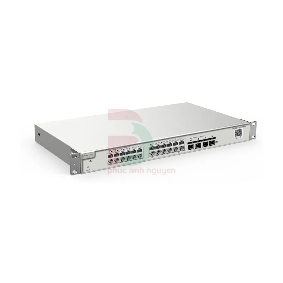 Layer 3 Smart Managed Switch 24 Cổng 10/100/1000BASE-T Ruijie RG-NBS5100-24GT4SFP Layer 3 Smart Managed Switch 24 Cổng 10/100/1000BASE-T Ruijie RG-NBS5100-24GT4SFP – ảnh 2