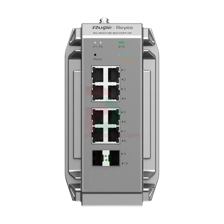 Layer 2 True Industrial-Grade Switch 8 Cổng 10/100/1000BASE-T Ruijie RG-NIS3100-8GT2SFP-HP Layer 2 True Industrial-Grade Switch 8 Cổng 10/100/1000BASE-T Ruijie RG-NIS3100-8GT2SFP-HP – ảnh 2