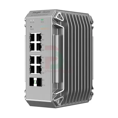 Layer 2 True Industrial-Grade Switch 8 Cổng 10/100/1000BASE-T Ruijie RG-NIS3100-8GT2SFP-HP