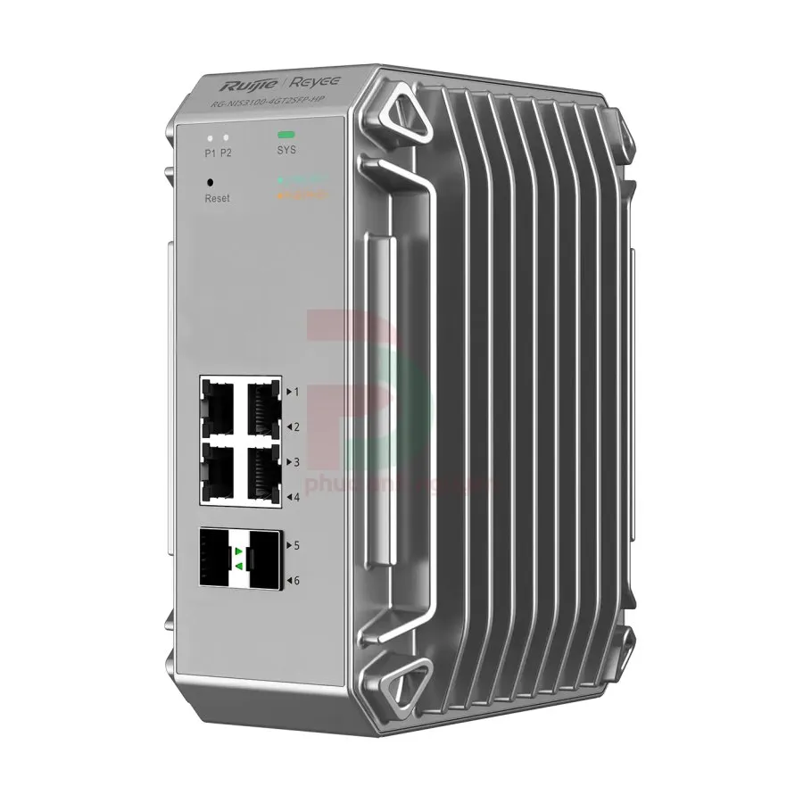 Layer 2 True Industrial-Grade Switch 4 Cổng 10/100/1000BASE-T Ruijie RG-NIS3100-4GT2SFP-HP Layer 2 True Industrial-Grade Switch 4 Cổng 10/100/1000BASE-T Ruijie RG-NIS3100-4GT2SFP-HP