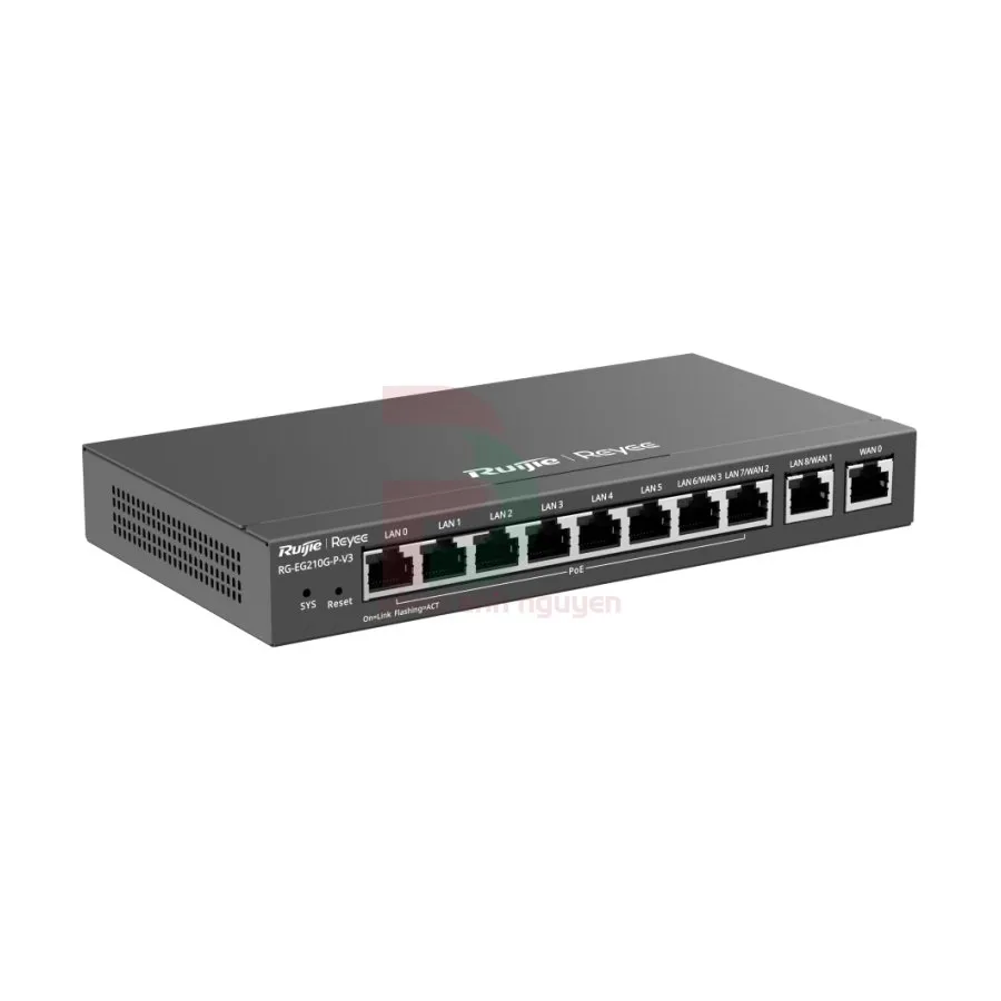 Smart Gateway tích hơp cấp nguồn PoE Ruijie RG-EG210G-P-V3 Smart Gateway tích hơp cấp nguồn PoE Ruijie RG-EG210G-P-V3 – ảnh 2